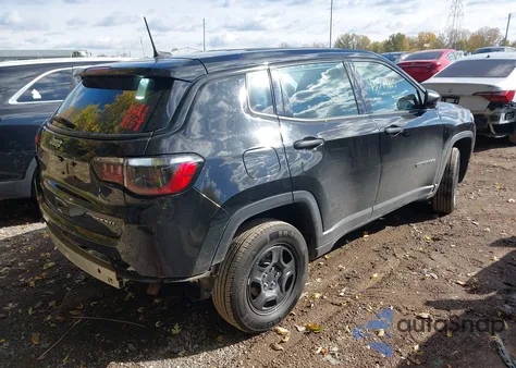 2021 Jeep Compass Sport 4X4 from USA, damaged, VIN 3C4NJDAB9MT599287